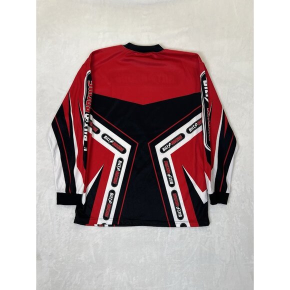 Bilt Racing Motorcross BMX Dirt Bike Motorcycle Shirt Size M Long Sleeve Jersey - Picture 7 of 8